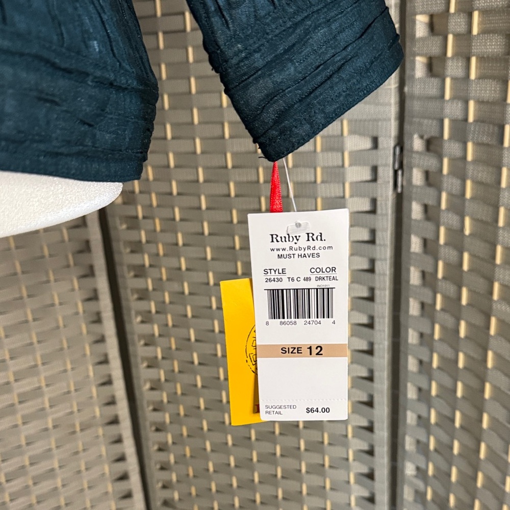 Ruby Rd. Dark Teal Utility Jacket - image 5